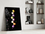 Macarons Glass Wall Art.