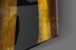 Yellow Story Glass Wall Art.