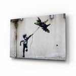 War Kite Glass Art.