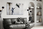 War Kite Glass Art.