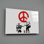 War for Peace Glass Art.