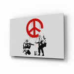 War for Peace Glass Art.
