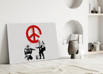 War for Peace Glass Art.