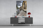 Street View Glass Wall Art.