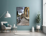 Street View Glass Wall Art.