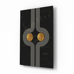Two Dots Glass Wall Art.