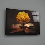 Tree in My Mind Glass Wall Art.