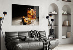 Whiskey Glass Wall Art.