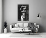 Vodka Glass Wall Art.