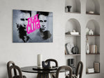 Underground Brawler Poster Glass Wall Art