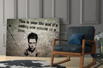 Underground Brawler - Your Life Glass Wall Art