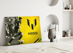 Monochrome Football Maestro Glass Wall Art