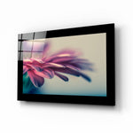 Roze Madeliefje in Detail – Glasschilderij