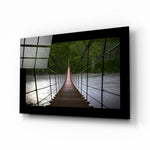 Bosbrug – Glasschilderij