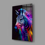 Zebra – Glasschilderij