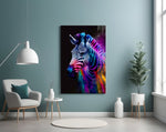 Zebra – Glasschilderij