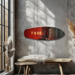 Nordic Hero Movie Poster Glass Wall Art.