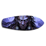 Tribal Chief Warrior Comic Glass Wall Art.