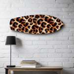 Leopard Print Glass Wall Art.