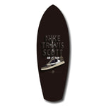Brown Sneaker Hip Hop Pop Art Glass Wall Art.