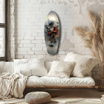 White-Bearded Wizard Steampunk Glass Wall Art.
