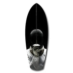 Fencer Mask Sword Athletic Glass Wall Art.