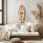 Aztech Patterns Glass Wall Art