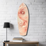 Pinky Swirl Glass Wall Art