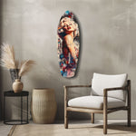 Blonde Silver-Screen Icon Glass Wall Art