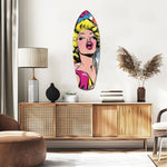 Blonde Silver-Screen Icon Glass Wall Art