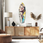 Blonde Silver-Screen Icon Glass Wall Art