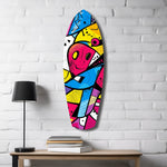 Colors of Geometry Glass Wall Art