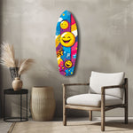 Smiley Glass Wall Art