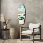 Timeless by the Sea V3 Glass Wall Art