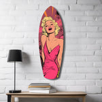 Blonde Silver-Screen Icon Glass Wall Art