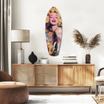Blonde Silver-Screen Icon Glass Wall Art