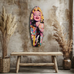 Blonde Silver-Screen Icon Glass Wall Art