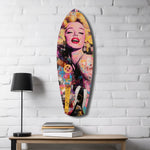 Blonde Silver-Screen Icon Glass Wall Art