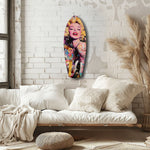 Blonde Silver-Screen Icon Glass Wall Art