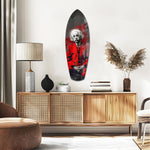 Wild-Haired Genius Mood V2 Glass Wall Art