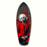 Wild-Haired Genius Mood V2 Glass Wall Art