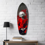 Wild-Haired Genius Mood V2 Glass Wall Art