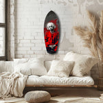 Wild-Haired Genius Mood V2 Glass Wall Art