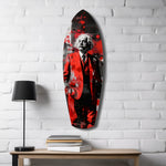 Wild-Haired Genius Mood V2 Glass Wall Art
