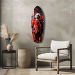 Wild-Haired Genius Mood V2 Glass Wall Art
