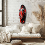 Wild-Haired Genius Mood V2 Glass Wall Art