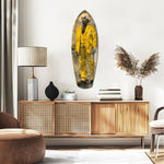 Wild-Haired Genius Standing Glass Wall Art