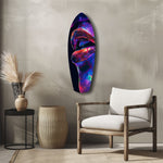 Colorful Lips V2 Glass Wall Art