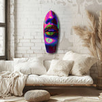 Colorful Lips V19 Glass Wall Art