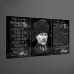 Atatürk Glass Wall Art